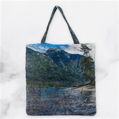 Beach At Los Alerces National Park, Chubut Province, Argentina Grocery Tote Bag