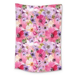 Pattern Seamless Texture Daisies Large Tapestry