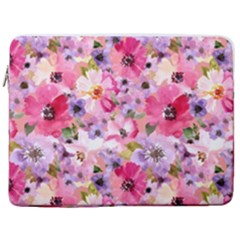 Pattern Seamless Texture Daisies 17  Vertical Laptop Sleeve Case With Pocket