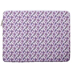 Boho Pattern 2 17  Vertical Laptop Sleeve Case With Pocket