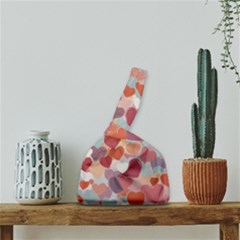 Valentines Day Hearts Romance Love Japanese Wrist Knot Bag