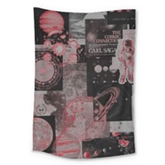 Aesthetic , Aesthetic, Dark Large Tapestry