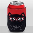 Personalized Valentine Cat Can Cooler Can Cooler View2