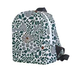 Retro Scandinavian Nordic Flowers Pattern 5 Kids  Age 2-4 Lightweight Preschool Backpack