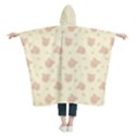 Personalized Name Dog Pattern Kids  Hooded Rain Ponchos View2