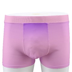 Indigo Violet To Cotton Candy Pink Bilinear Gradient Men s Boxer Briefs