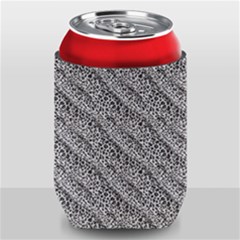 Silver Leopard Can Holder
