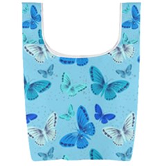 Butterflies Insect Pattern Nature Foldable Shopping Bag