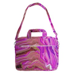Magenta Waves Macbook Pro 15  Shoulder Laptop Bag