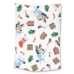 Bluey, Bluey Merch, Bluey Pattern, Bluey Bluey, Bingo, Bluey Design, Bluey Dog Large Tapestry