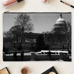 Vintage Usa Washington The Capitol 1970 Cosmetic Bag (xxxl)