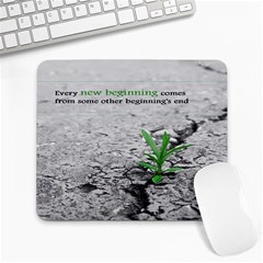 A New Beginning  Large Mouse Pad (rectangle)