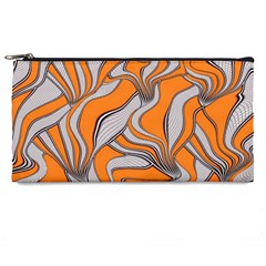 Foolish Movements Swirl Orange Pencil Case