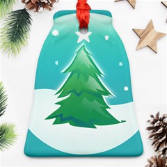 Winter Paradise Bell Ornament