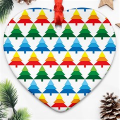 Christmas Tree Heart Ornament (two Sides)