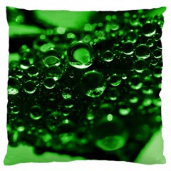 Waterdrops Large Cushion Case (single Sided) 