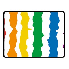 Rainbow Cake Fleece Blanket (small)