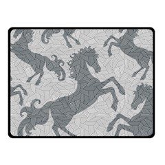 Year Of The Horse Ii Fleece Blanket (small)
