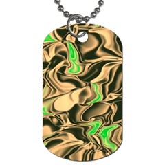 Retro Swirl Dog Tag (one Sided)
