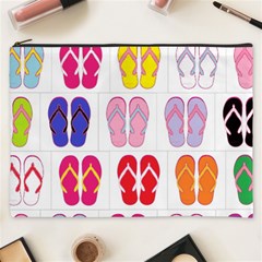 Flip Flop Collage Cosmetic Bag (xxxl)