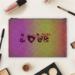 Love Abstract  Cosmetic Bag (large)
