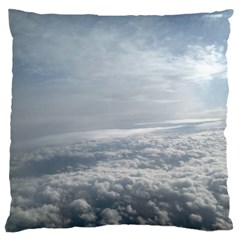 Sky Plane View Large Cushion Case (two Sided) 