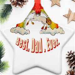 Best  Dad  Ever Ornament (star) 