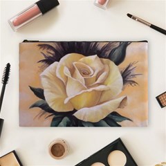 Yellow Rose Cosmetic Bag (large)