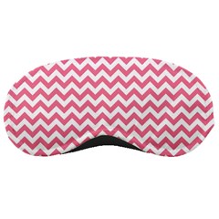 Pink And White Zigzag Sleeping Masks