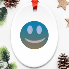 Smiley Ornament (oval) 