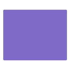 Lilac - Purple Color Design Double Sided Flano Blanket (large) 