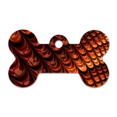 Fractal Mathematics Frax Dog Tag Bone (one Side)