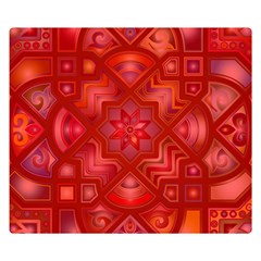 Geometric Line Art Background Double Sided Flano Blanket (small) 