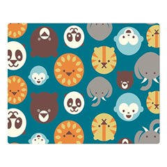 Animal Pattern Double Sided Flano Blanket (large) 