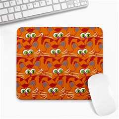 Animals Pet Cats Mammal Cartoon Large Mousepads