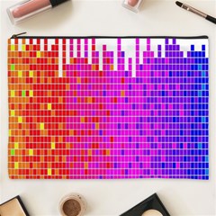 Square Spectrum Abstract Cosmetic Bag (xxxl) 
