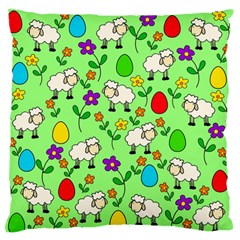 Easter Lamb Standard Flano Cushion Case (two Sides)