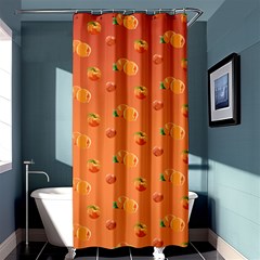 Peach Fruit Pattern Shower Curtain 36  X 72  (stall) 