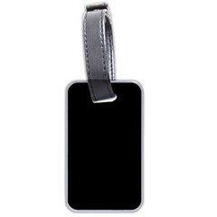 Black Luggage Tags (two Sides)