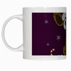 Christmas Giraffe  White Mugs
