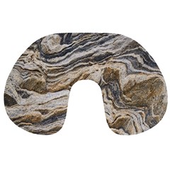 Texture Marble Abstract Pattern Travel Neck Pillows