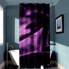 Shiny Purple Silk Royalty Shower Curtain 36  X 72  (stall) 