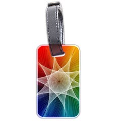 Abstract Star Pattern Structure Luggage Tags (two Sides)
