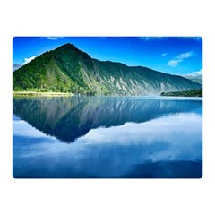 Mountain Water Landscape Nature Double Sided Flano Blanket (mini) 
