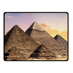 Pyramids Egypt Fleece Blanket (small)