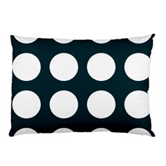 Big Dot Teal Blue Pillow Case