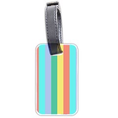 Summer Stripes Luggage Tags (two Sides)