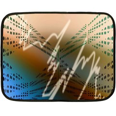 Pop Art Edit Artistic Wallpaper Fleece Blanket (mini)