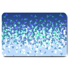 Blue Disintegrate Large Doormat 
