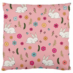 Easter Bunny  Large Cushion Case (one Side)